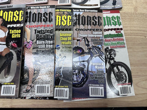 11 Issues Of The Horse Backstreet Choppers Magazine From 2010