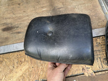 Load image into Gallery viewer, 1982-1994 Harley Davidson FXR Solo Pillow Seat w/Pillion Pad Rear Passenger Seat
