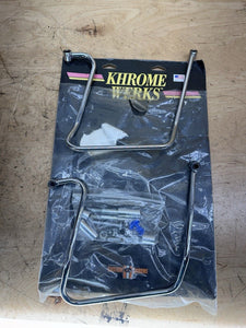 Khrome Werks Soft Saddlebag Supports 1991-2005 Harley Davidson FXD FXDL FXDWG