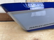 Load image into Gallery viewer, Harley Davidson BRIGHT BILLIARD BLUE (2-TONE) Left Saddlebag Street Glide
