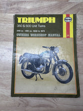 Load image into Gallery viewer, 1958-1973 Triumph 350 &amp; 500 Unit Twins Owners Workshop Manual Haynes 137
